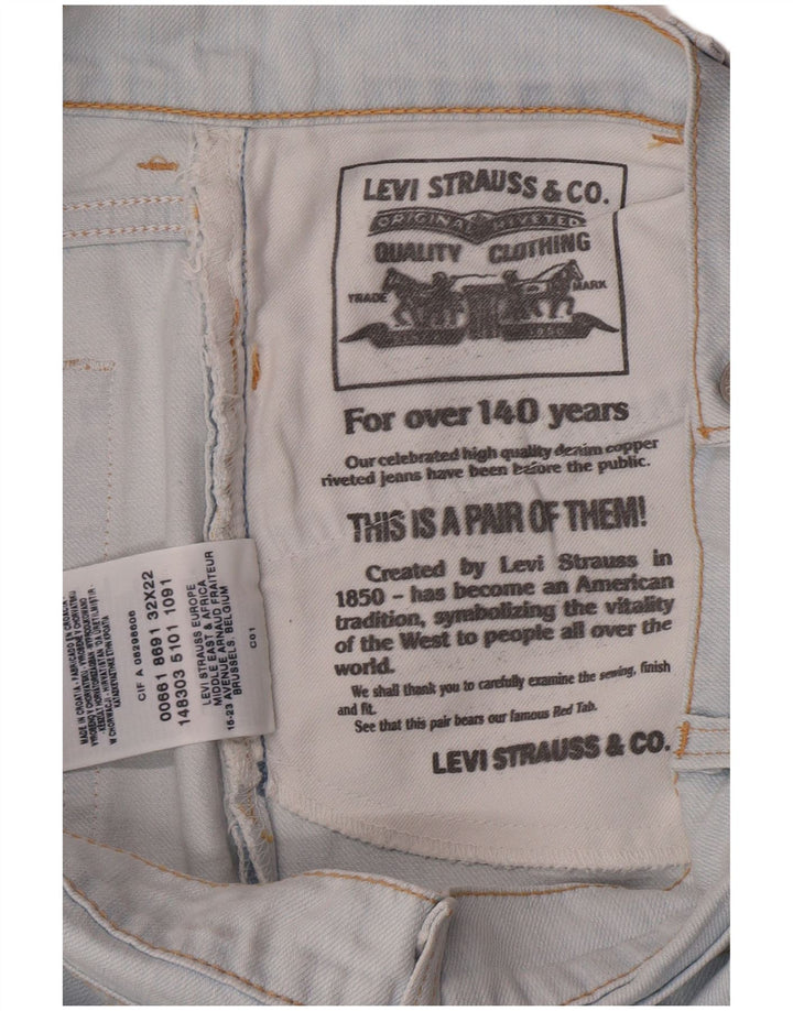 Levi's Dame Denim Nederdel W32 Stor Blå Bomuld