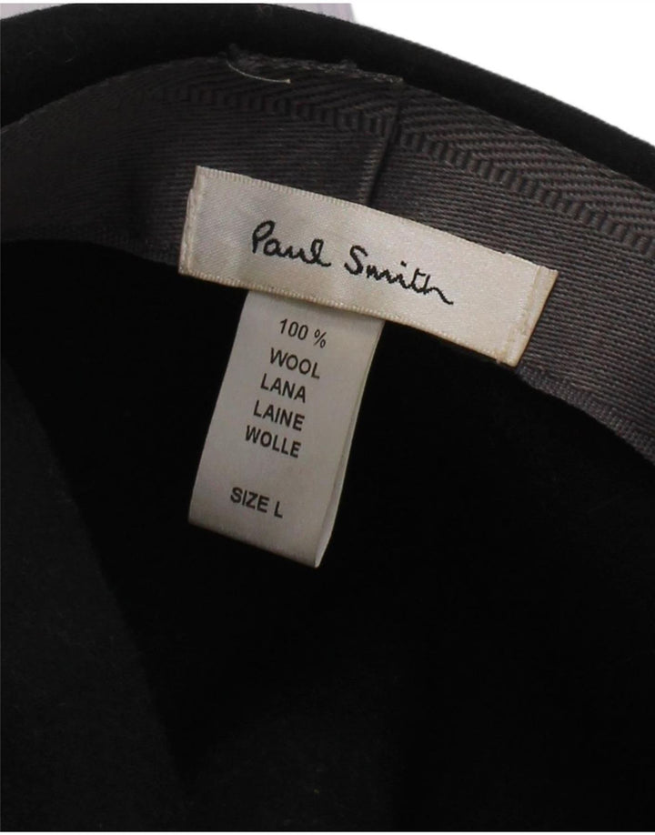 Paul Smith Herre Fedora Hat Stor Sort Uld Klassisk