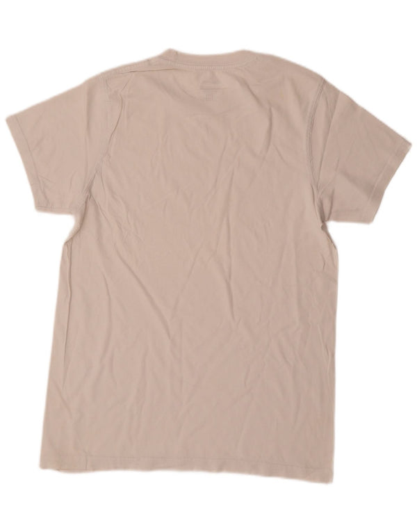 CALVIN KLEIN Herre T-shirt Top Small Off White Bomuld