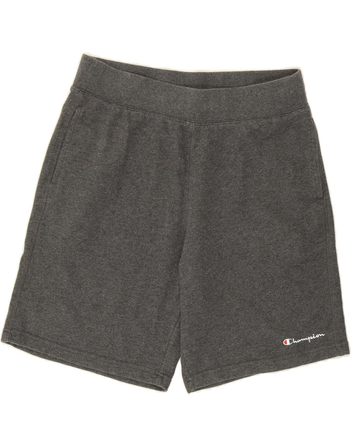 CHAMPION Womens Sport Shorts Large  Grey Polyester Vintage Champion and Second-Hand Champion from Messina Hembry 