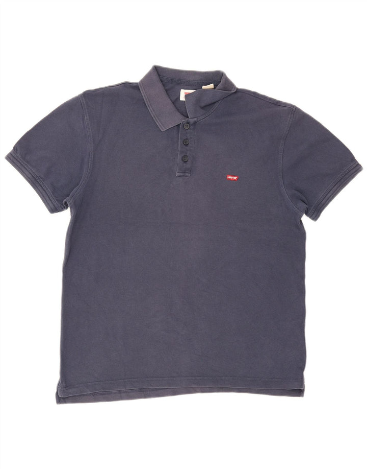 Levi's herre poloshirt Stor marineblå bomuld
