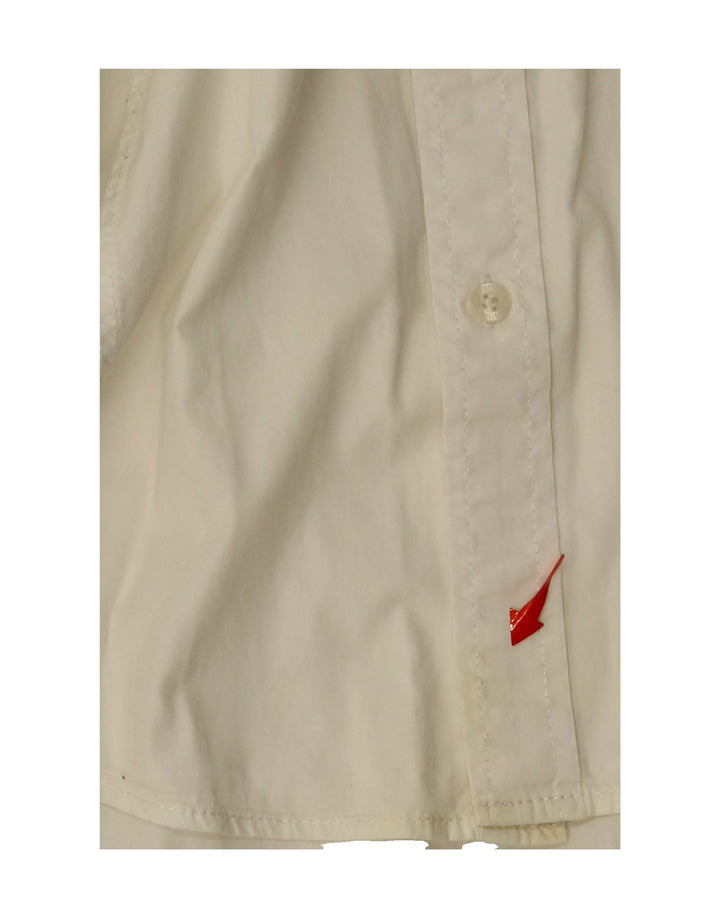 TOMMY HILFIGER Mens Shirt 2XL White Vintage Tommy Hilfiger and Second-Hand Tommy Hilfiger from Messina Hembry 