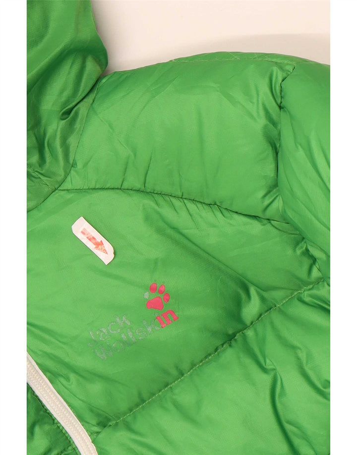 Jack Wolfskin Dame Polstret Jakke UK 18/20 XL Grøn Polyester