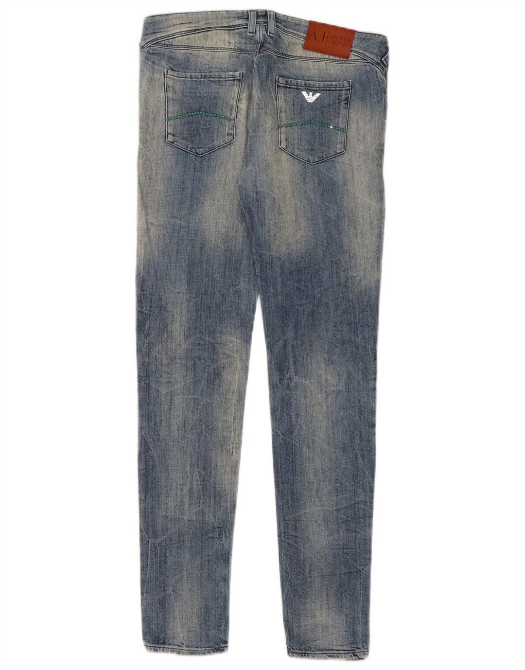Armani Dame Skinny Jeans W28 L30 Blå Bomuld