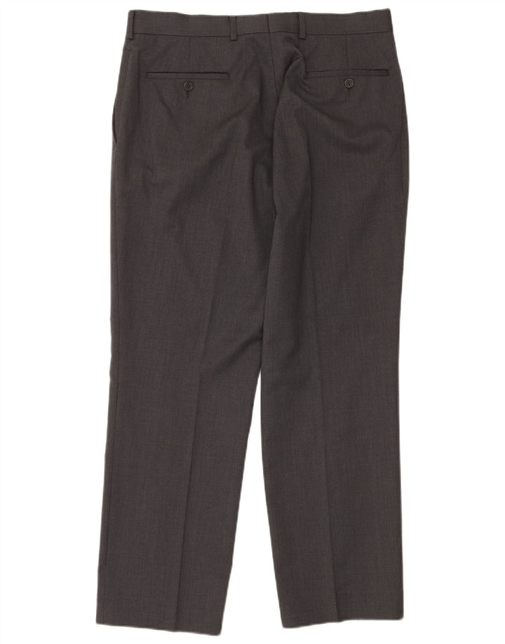 Ted Baker Herre Stretch 2-knap 2-delt jakkesæt UK 42 XL W36 L30 Grå Uld