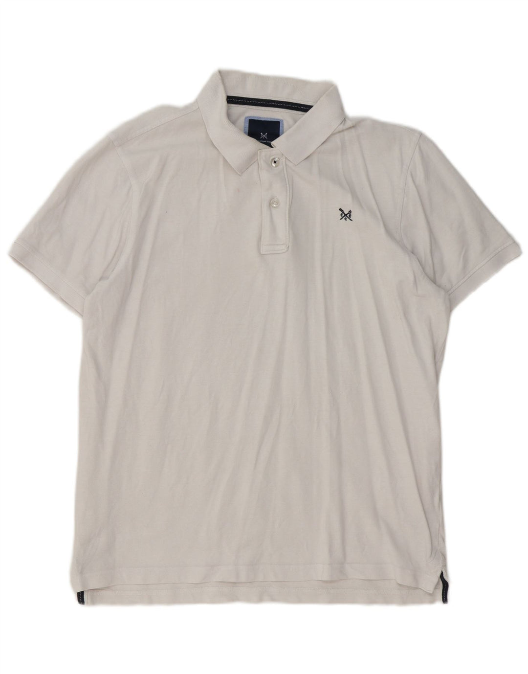 Besætningstøj Herre poloshirt Stor hvid bomuld