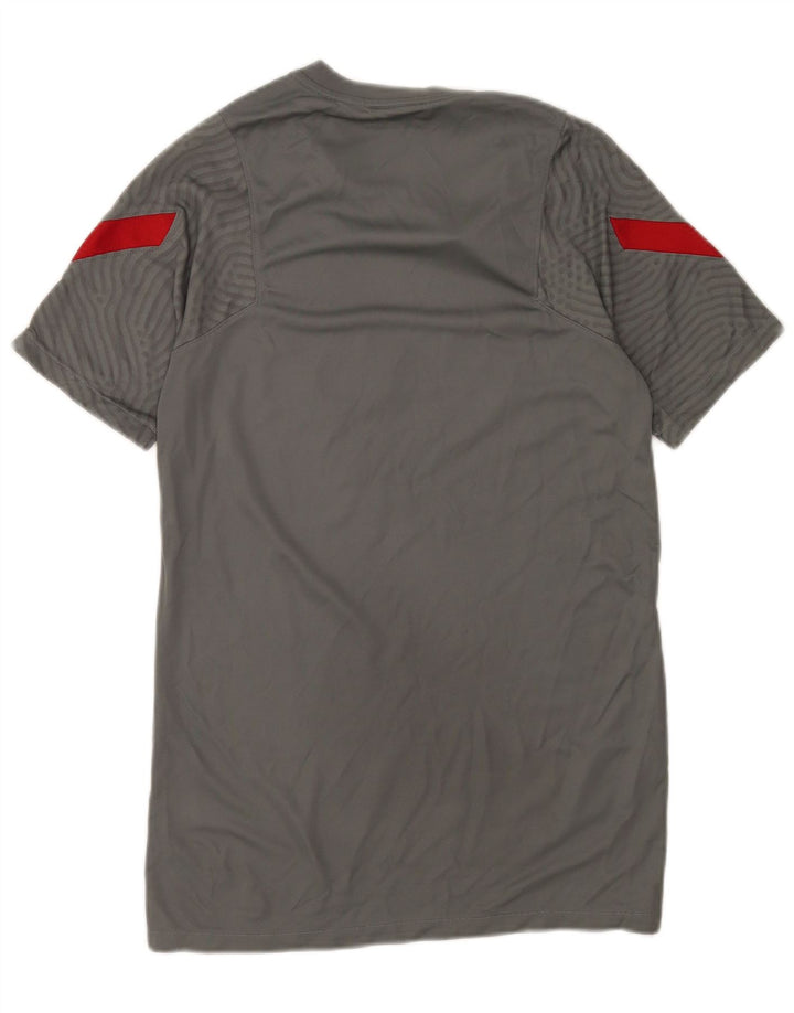 Nike Herre Liverpool Grafisk T-Shirt Top Lille Grå Colourblock Polyester