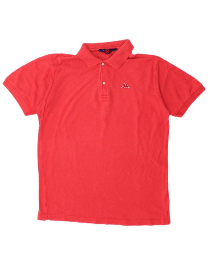 Kappa herre poloshirt Medium rød bomuld