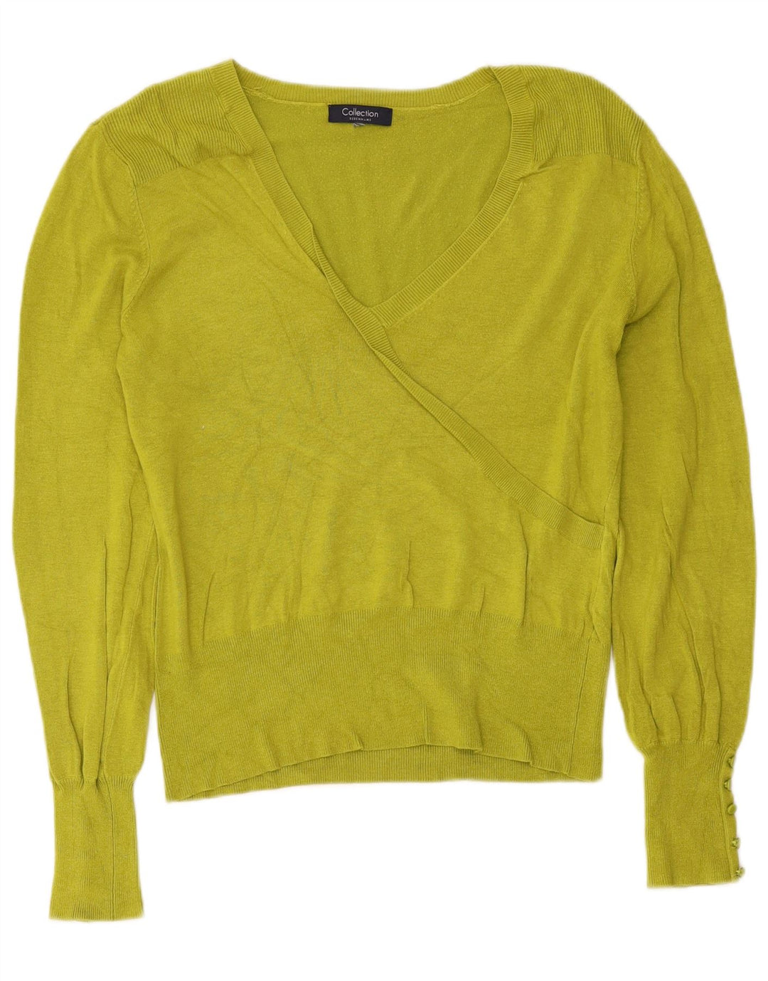 Debenhams Dame V-hals sweater UK 14 Medium Green