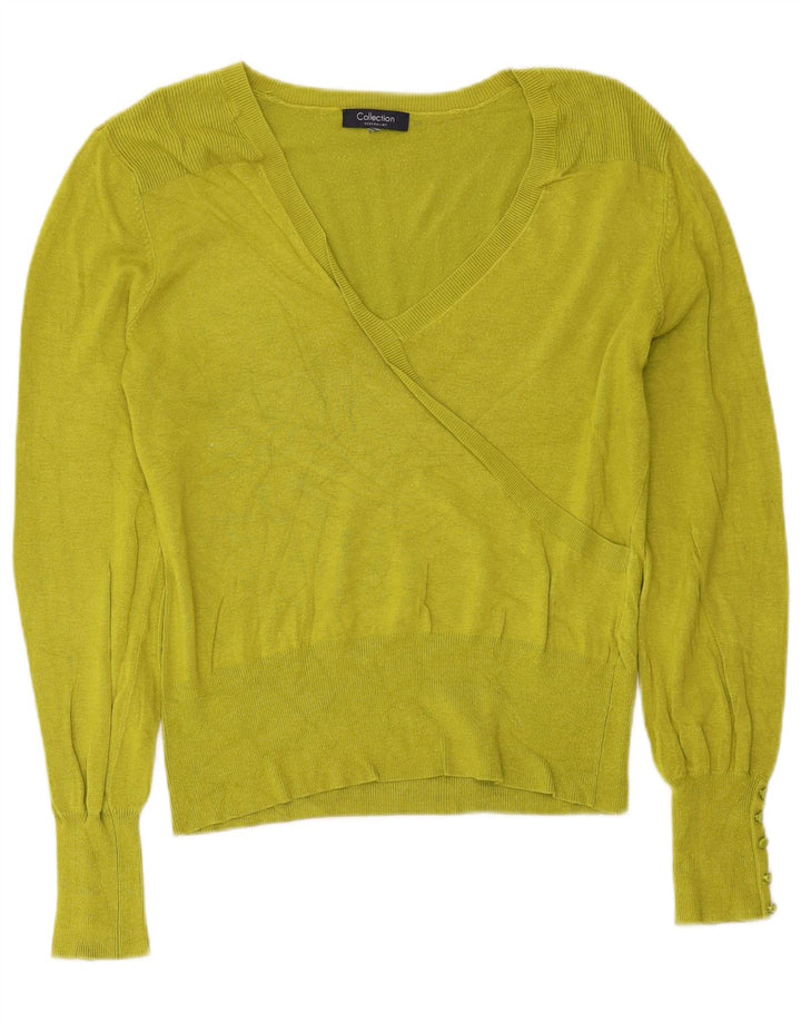 Debenhams Dame V-hals sweater UK 14 Medium Green