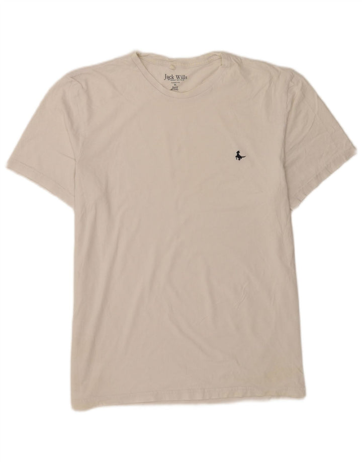 Jack Wills Herre Classic Fit T-Shirt Top XL Hvid