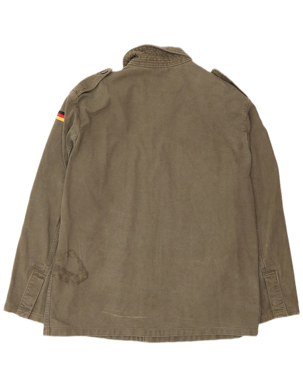 Vintage Herre Military Jacket UK 40 Large Khaki