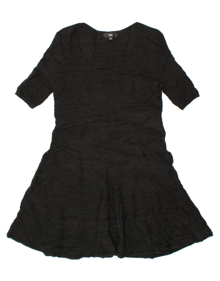 MOSSIMO Womens Jumper Dress UK 20 2XL Black Acrylic Vintage Mossimo and Second-Hand Mossimo from Messina Hembry 