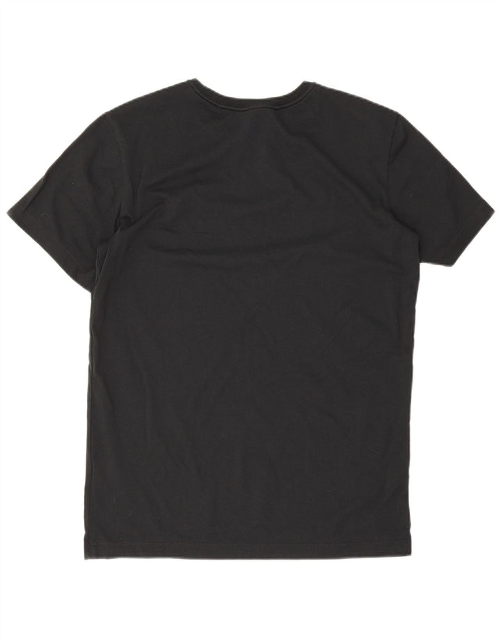 Jack Wolfskin Herre T-Shirt Top UK 40 Medium Sort Bomuld