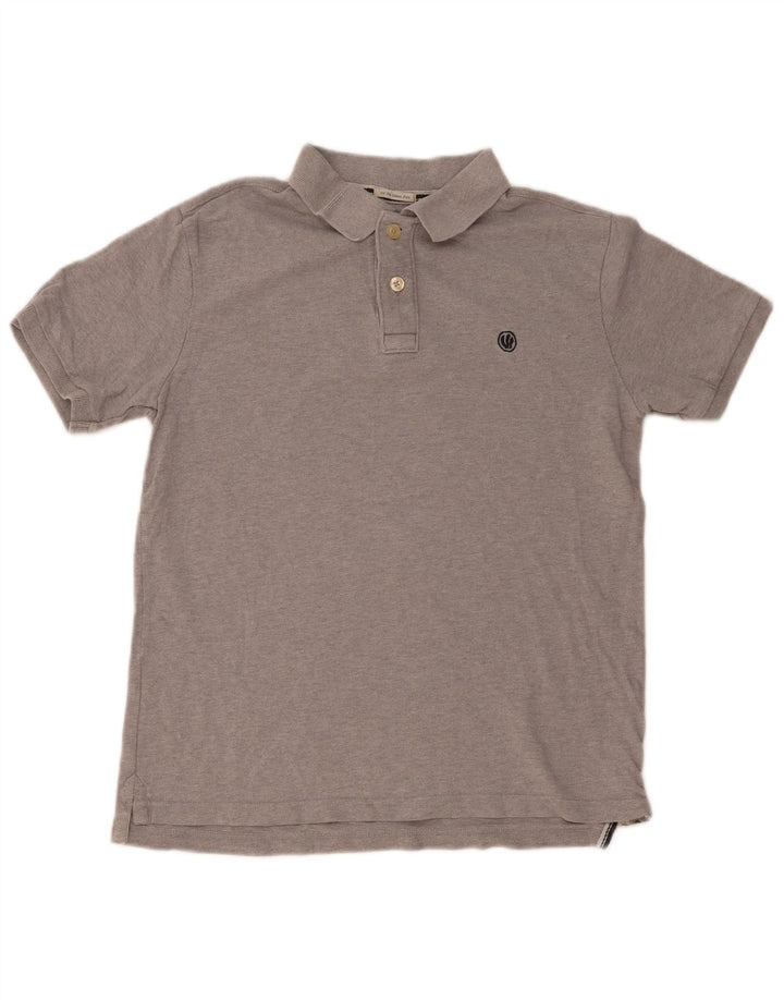 FAT FACE Poloshirt til mænd mellemgrå bomuld