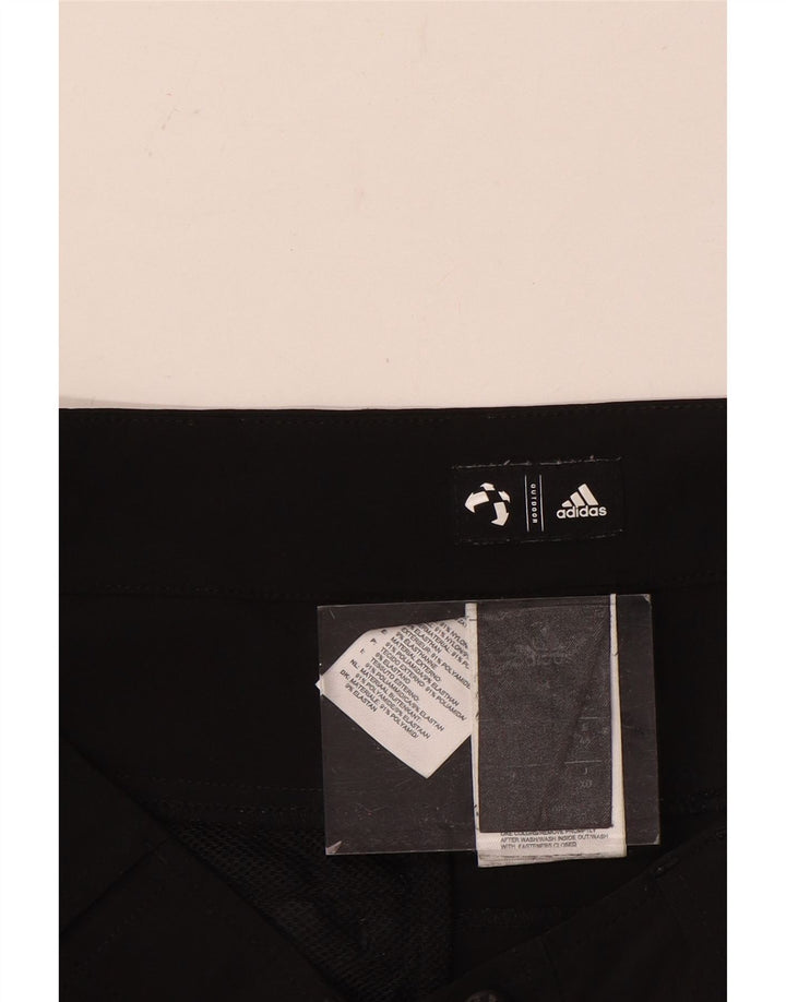 Adidas Herre Cargo Shorts W36 Stor sort nylon