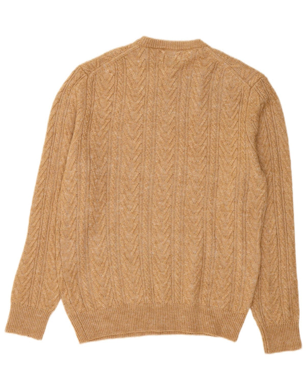 Zara dametrøjetrøje med rund hals DK 18 XL Beige Nylon