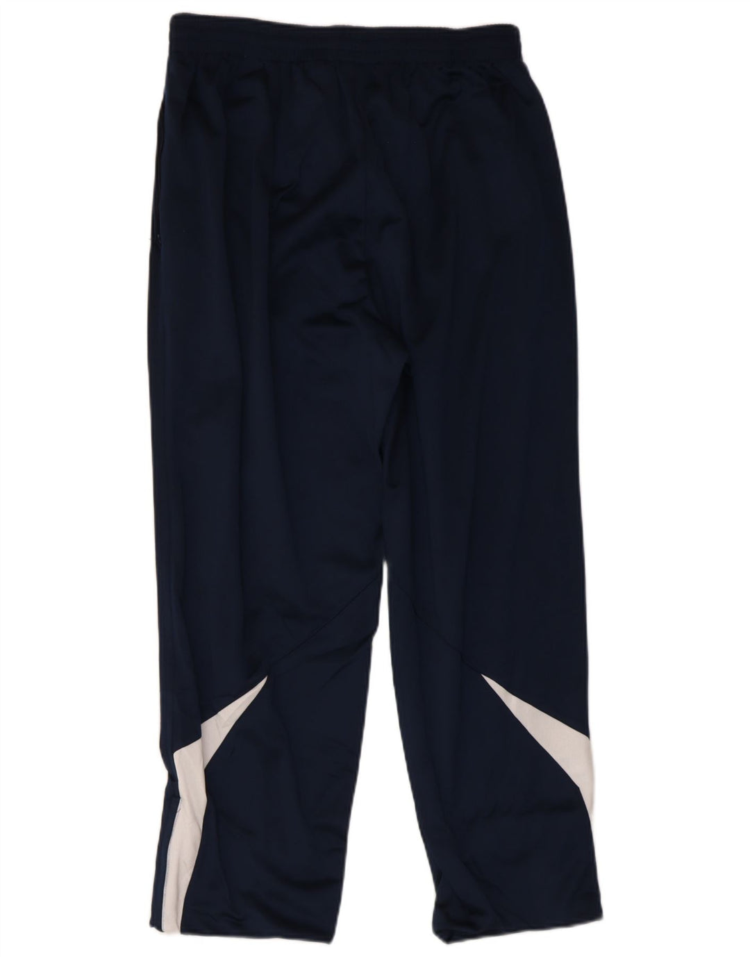 NIKE Mens Tracksuit Trousers  Large Navy Blue Colourblock Polyester