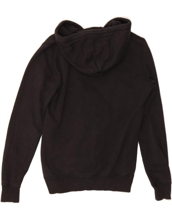 NIKE Womens Zip Hoodie Sweater UK 14 Medium Black Cotton Vintage Nike and Second-Hand Nike from Messina Hembry 