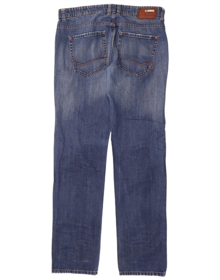 Camel Active Straight Jeans til mænd W34 L34 Blå Bomuld