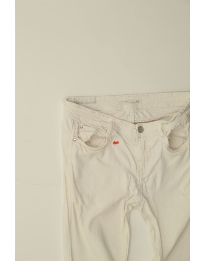 ZARA Womens Straight Jeans W28 L26 White Vintage Zara and Second-Hand Zara from Messina Hembry 
