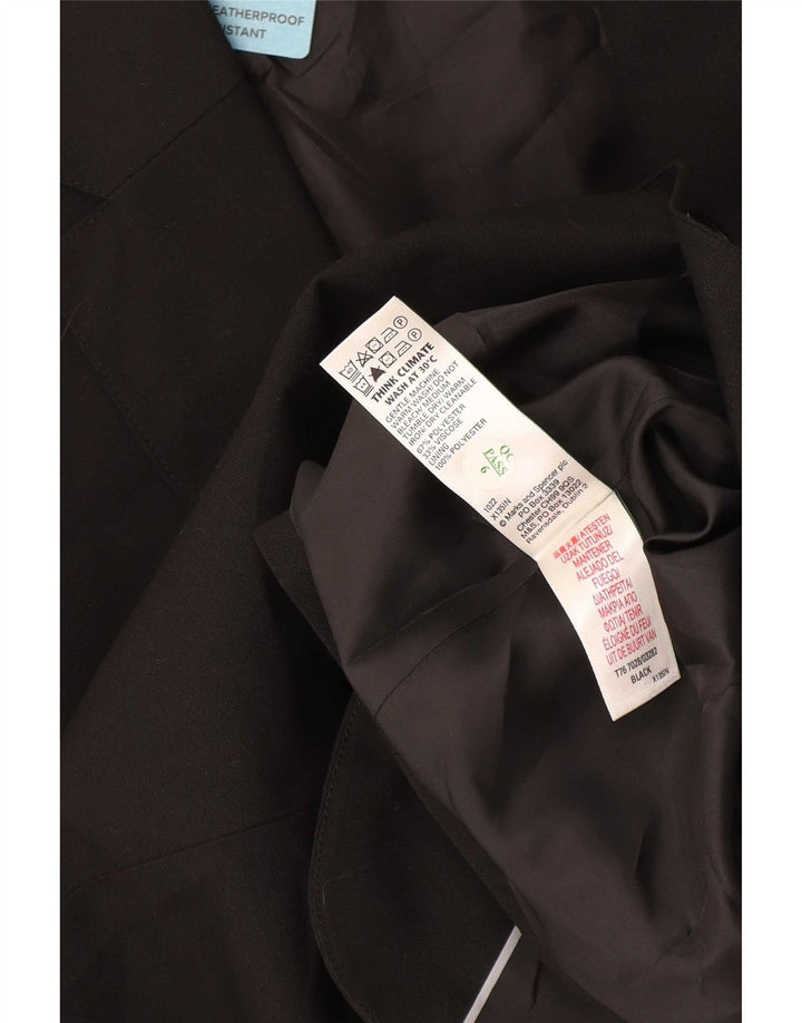 Marks & Spencer Boys 2-knaps Regular Fit Blazer-jakke 15-16 år Sort