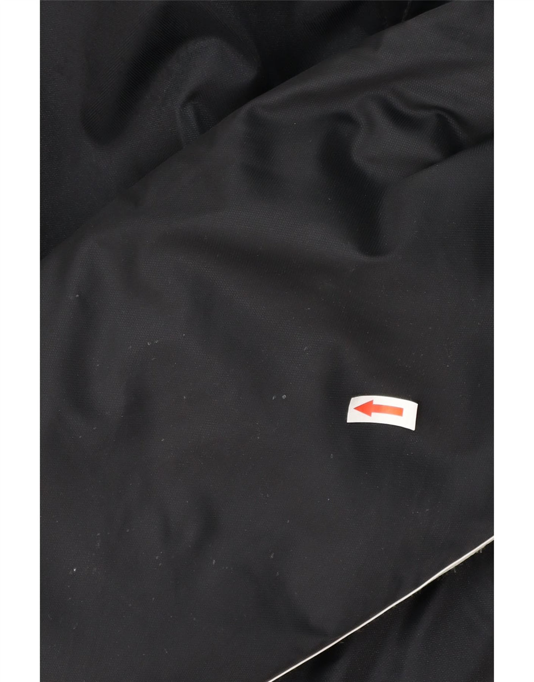 Adidas Herre hættepolstret jakke UK 42 XL Sort Colourblock Polyester