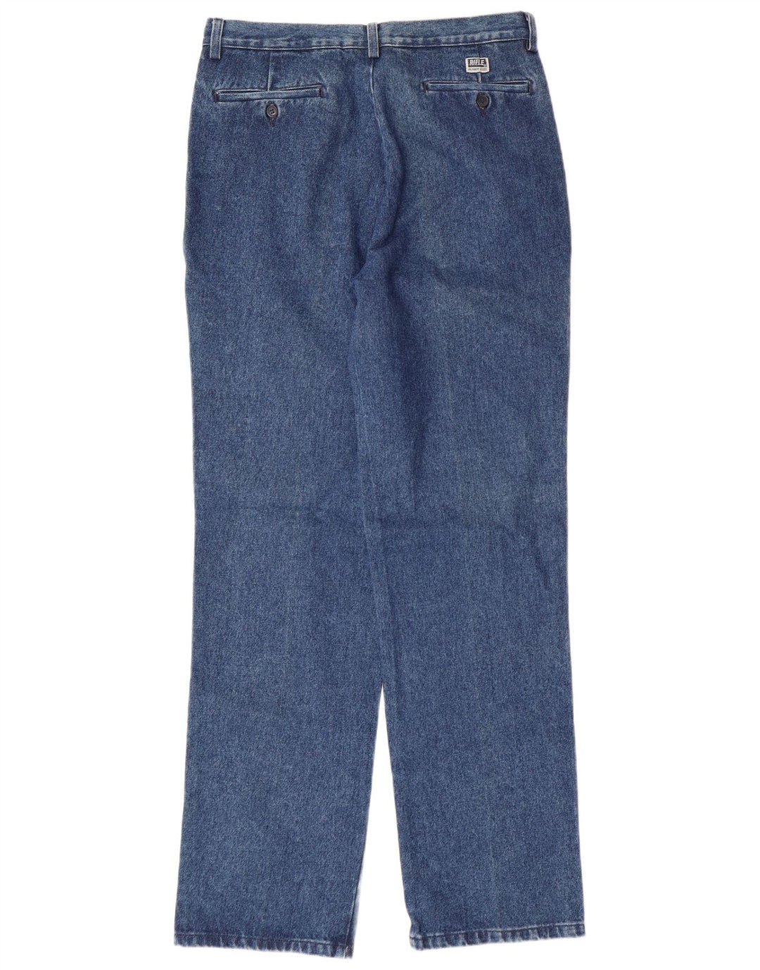 RIFLE Straight Jeans til mænd W34 L34 Blå Bomuld