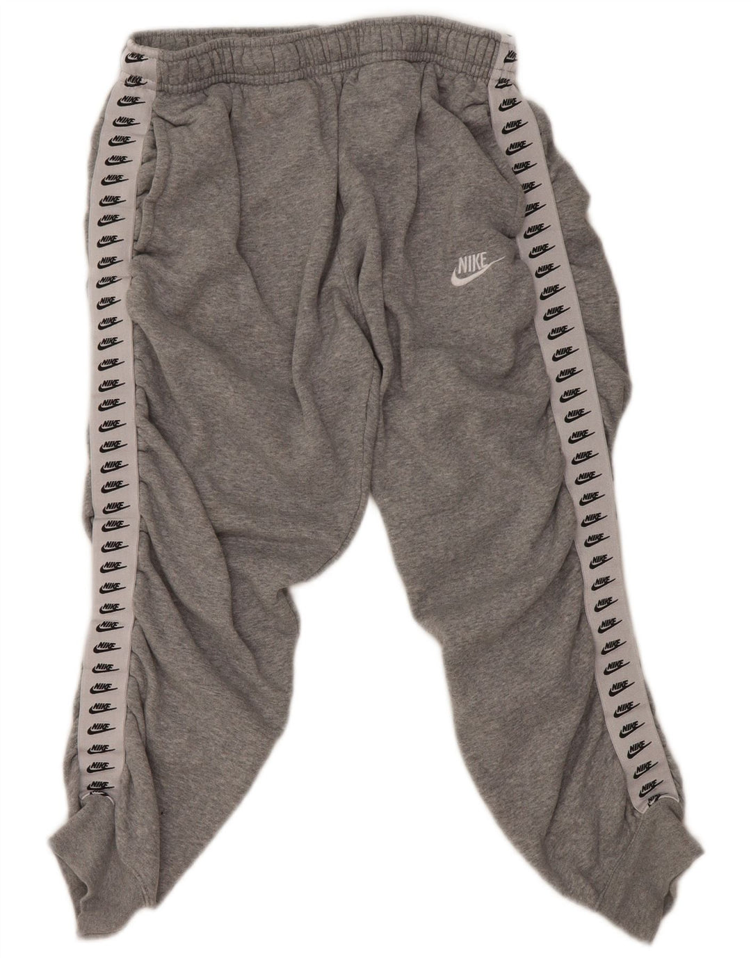 NIKE Grafisk hel træningsdragt til kvinder UK 14 Medium Grey Colourblock Bomuld