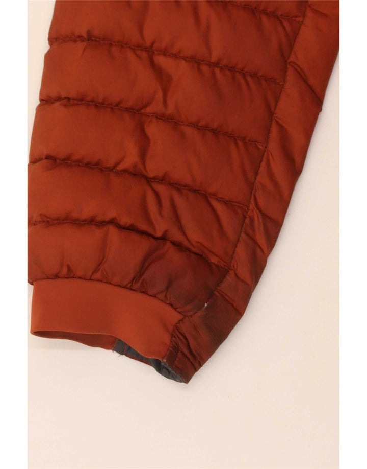 North Ridge Herre hættepolstret jakke UK 40 Stor brun polyester