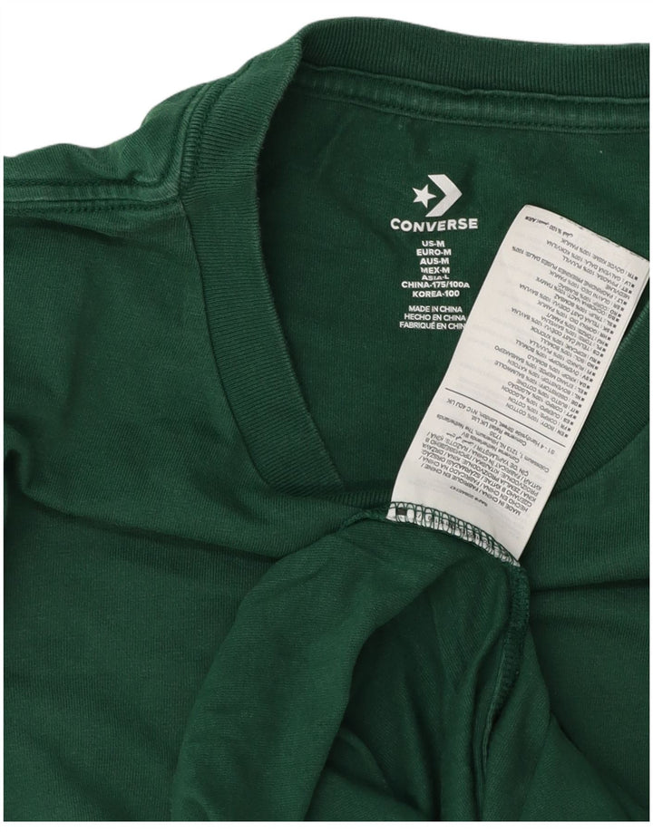 Converse Grafisk T-shirt til mænd, mellemgrøn bomuld