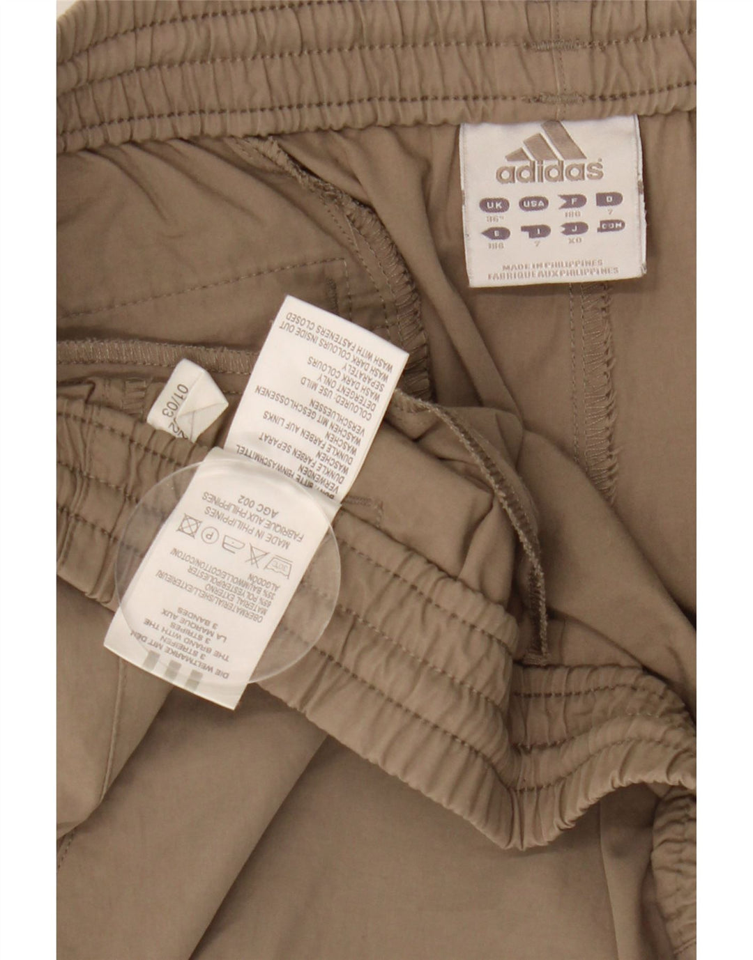Adidas Herre Regular Fit Straight Chino Bukser W36 L31 Beige Polyester