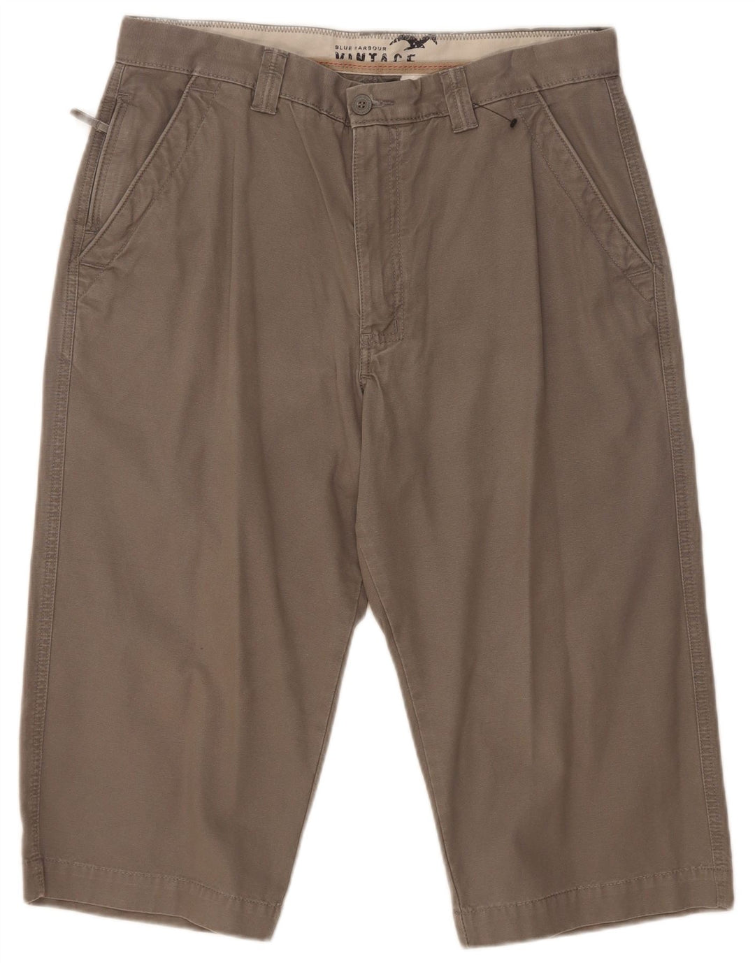 Marks & Spencer Herre vintage bermudashorts W32 mellemgrå bomuld