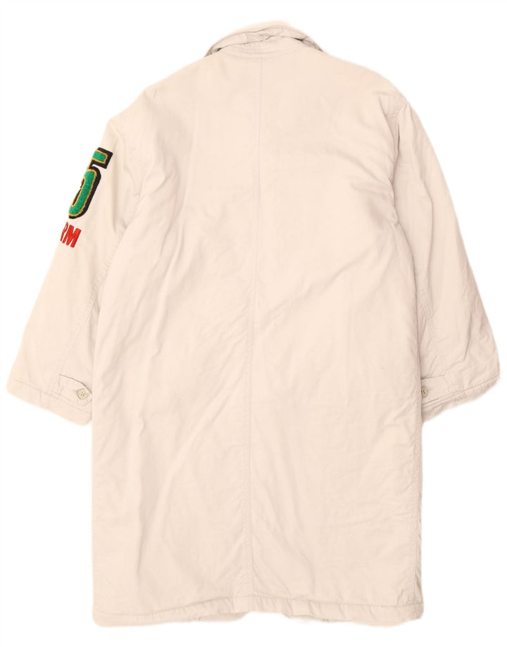 Uniform Herre Grafisk Overfrakke UK 40 Large White