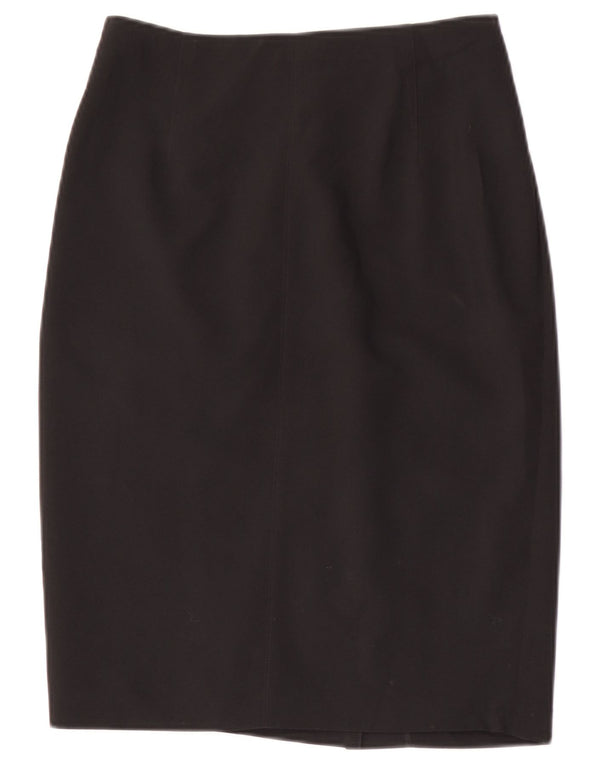 Marks & Spencer Pencil Nederdel til kvinder UK 8 Small W28 Black Polyester