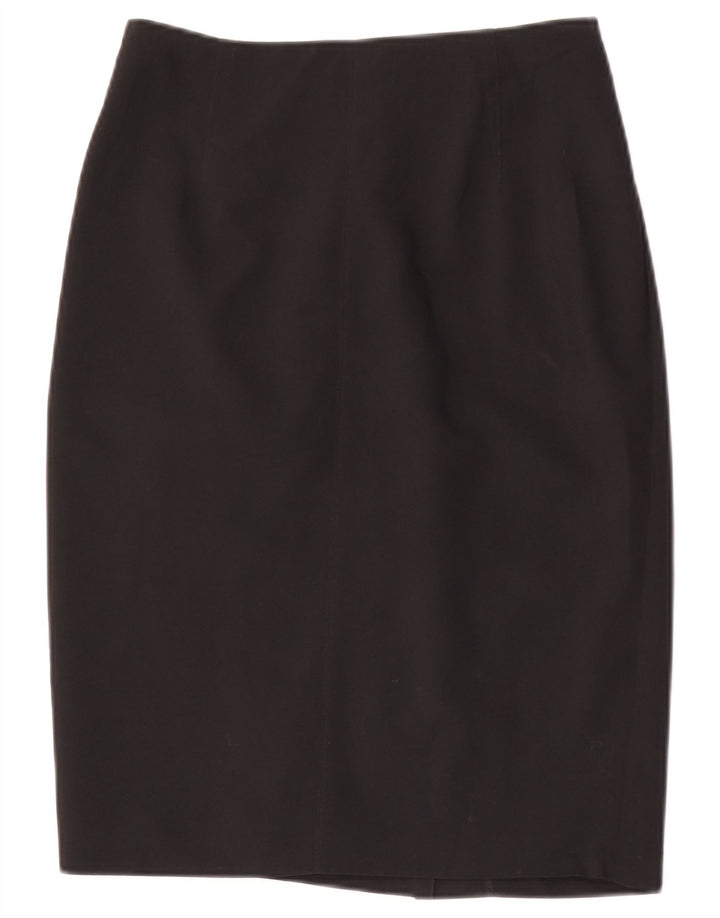 Marks & Spencer Pencil Nederdel til kvinder UK 8 Small W28 Black Polyester