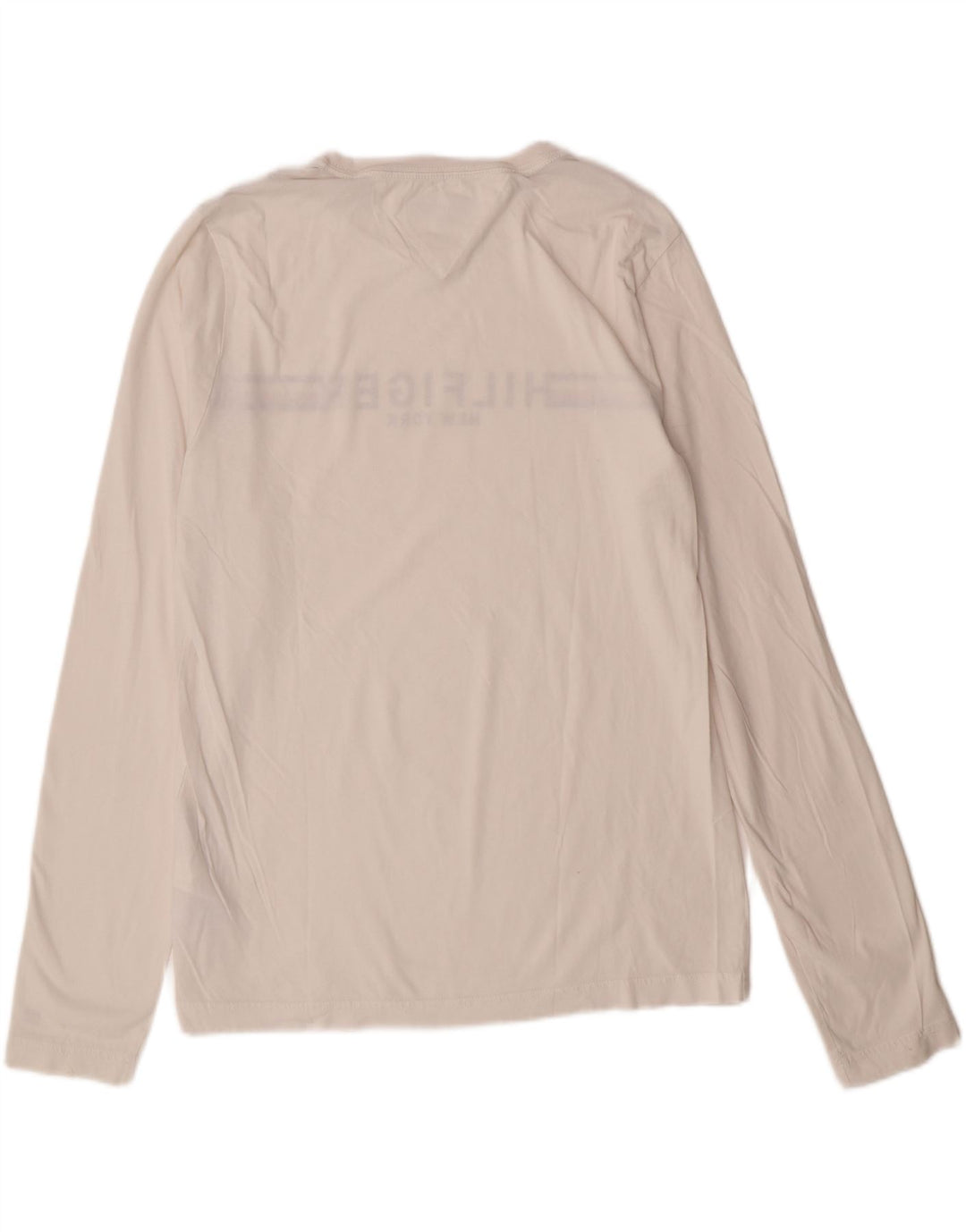 TOMMY HILFIGER Herre grafisk top Langærmet Medium Off White stribet