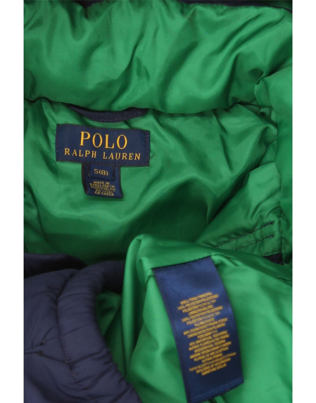 POLO RALPH LAUREN drenge hættejakke 7-8 år lille marineblå
