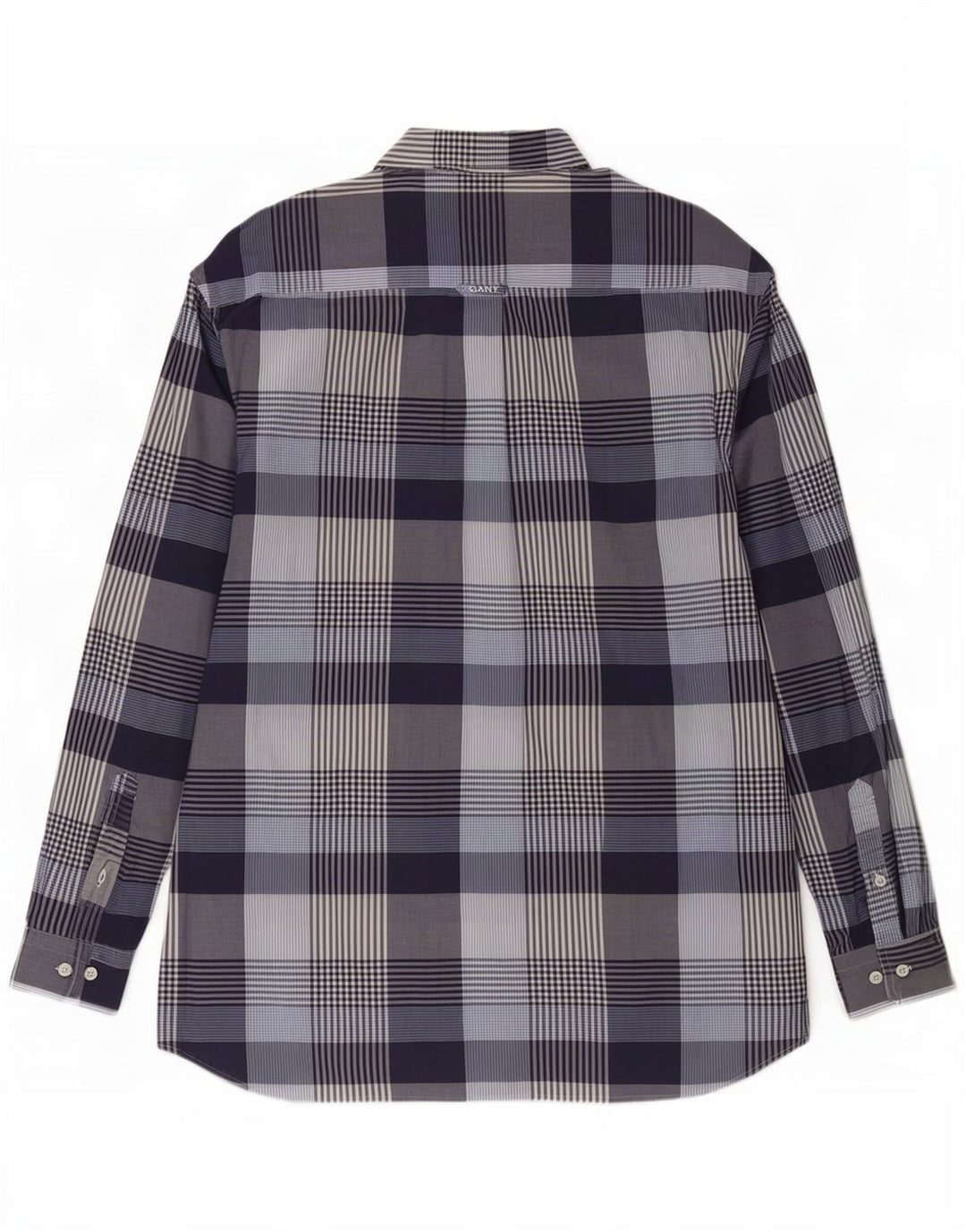 Gant herre Regular Fit skjorte XL marineblå ternet bomuld