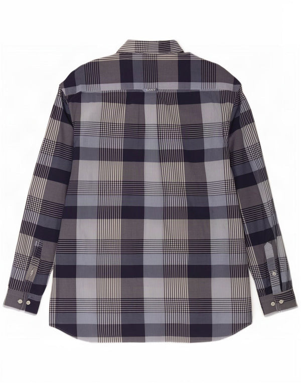 Gant herre Regular Fit skjorte XL marineblå ternet bomuld