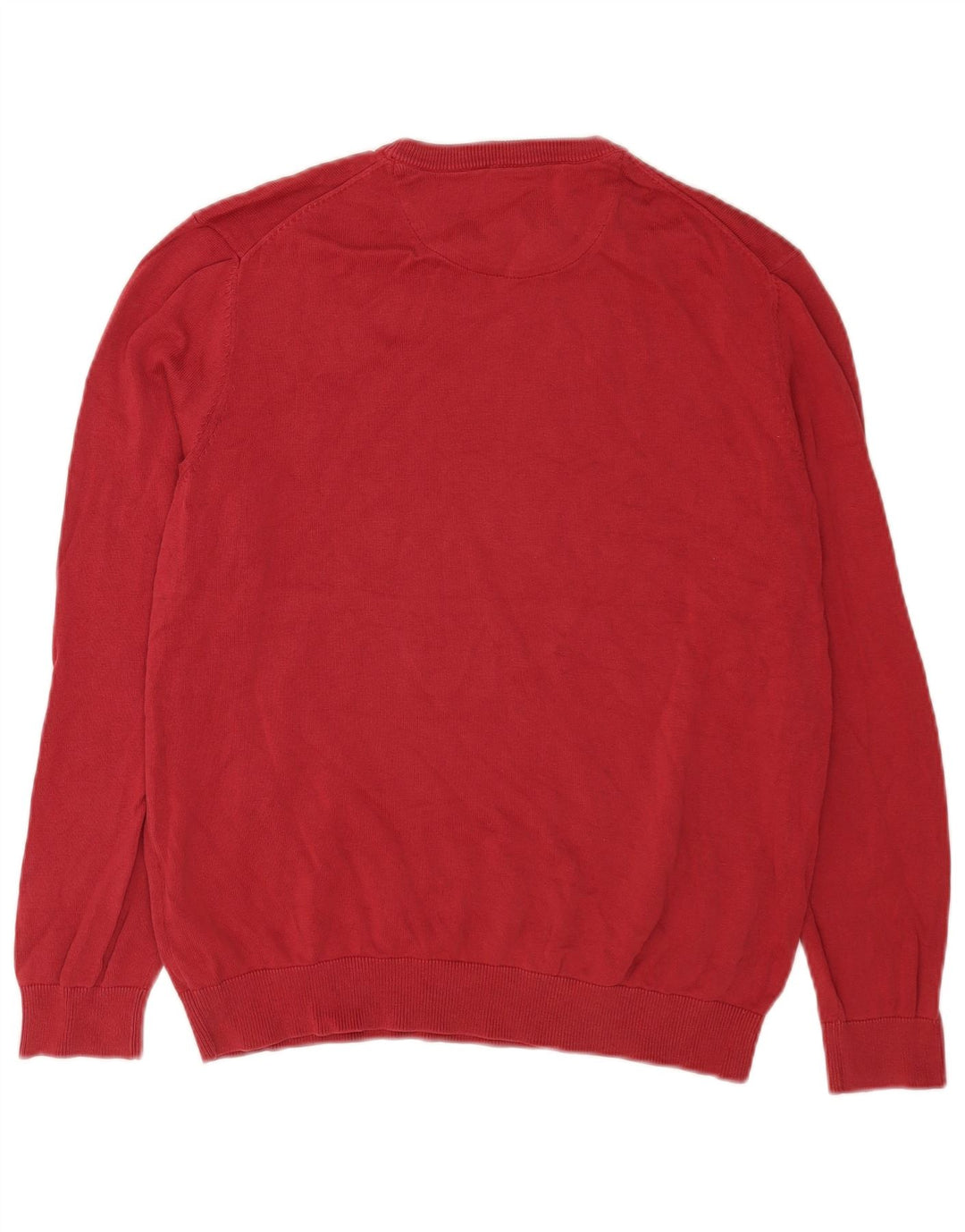Timberland Herre sweater med rund hals, stor rød bomuld