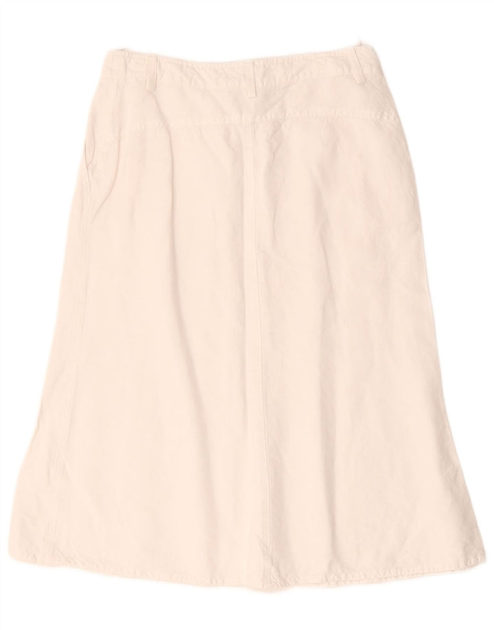 Marella Dame A-Line Nederdel UK 10 Small W28 White Linen