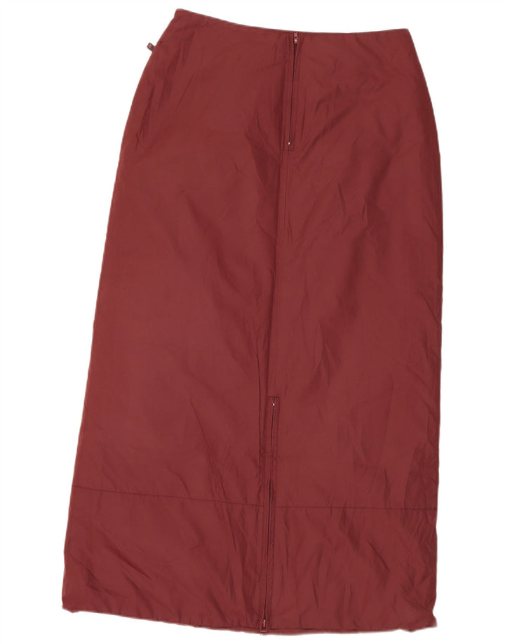 Invicta Dame Polstret Maxi Nederdel UK 12 Medium W30 Burgundy Polyester