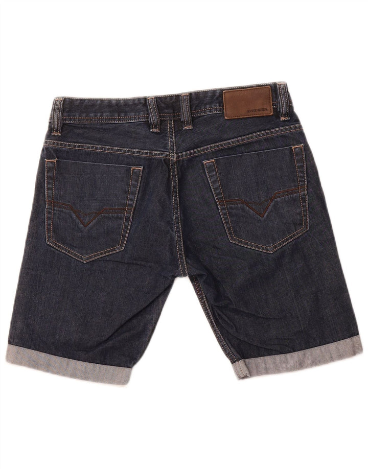 DIESEL Dame Viker-R-Box denimshorts W28 Mellem marineblå bomuld