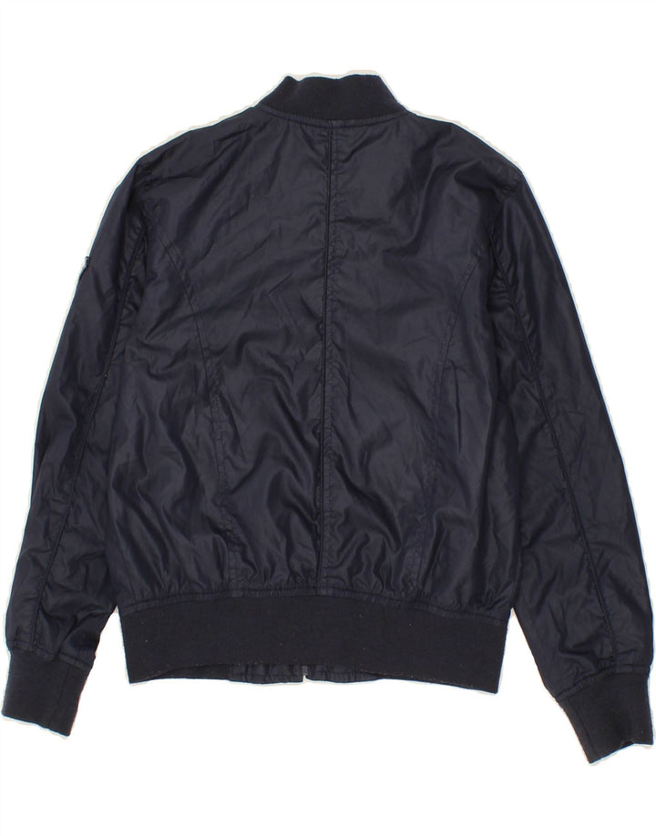 GUESS Boys Bomber Jacket 7-8 Years Navy Blue Polyester Vintage Guess and Second-Hand Guess from Messina Hembry 