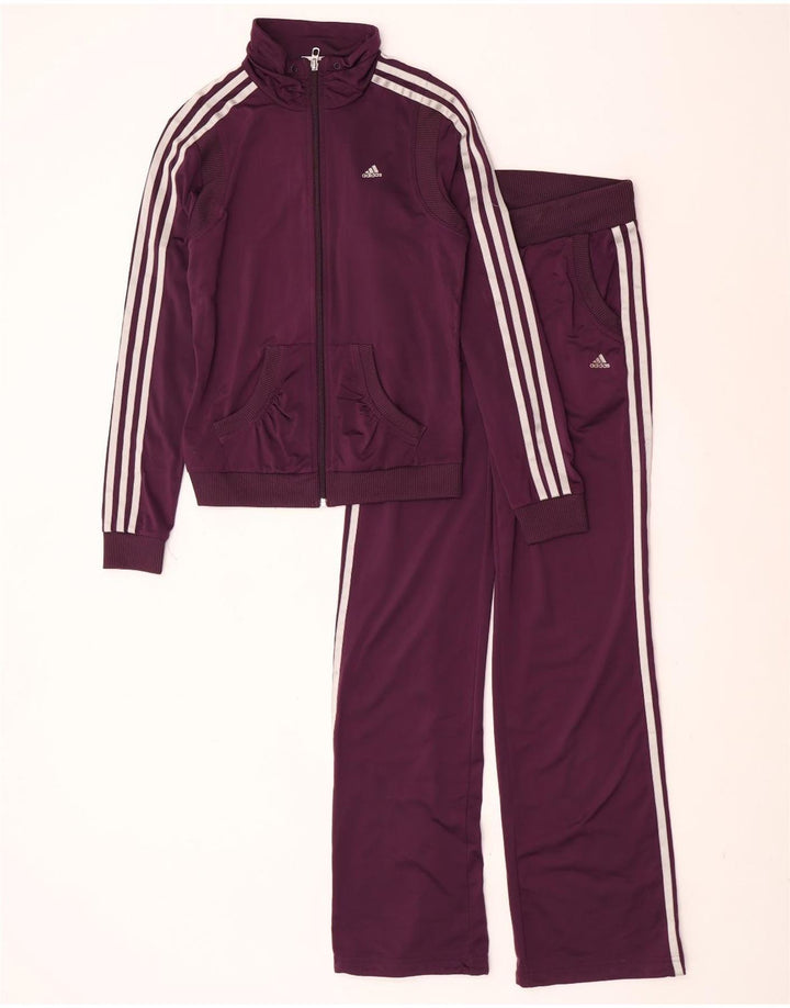 Adidas fuld træningsdragt til kvinder UK 12 Medium Purple Polyester