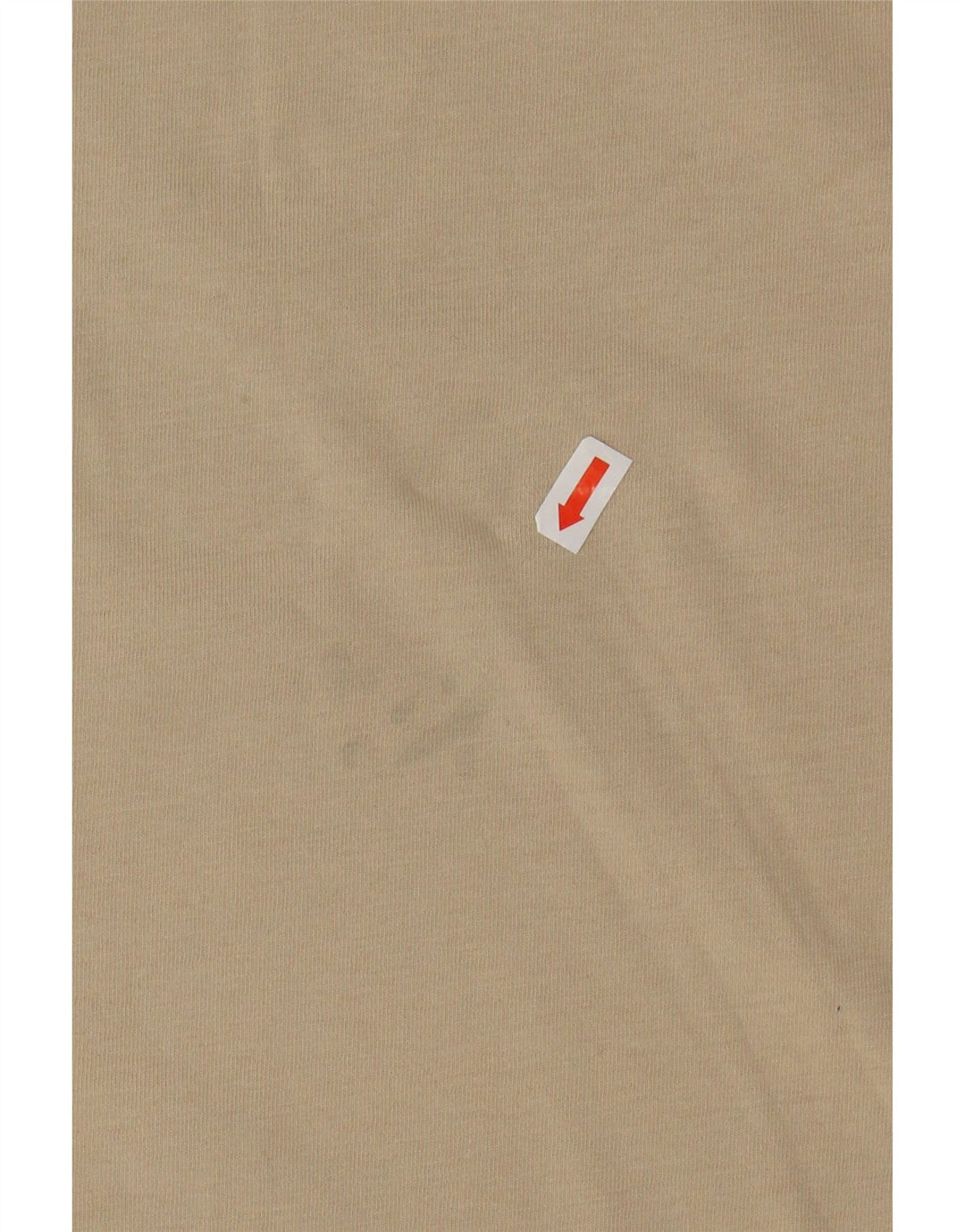 ASICS Herre T-Shirt Top XL Beige Bomuld