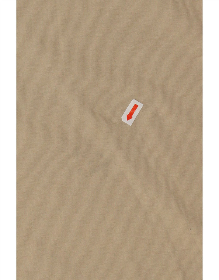 ASICS Herre T-Shirt Top XL Beige Bomuld