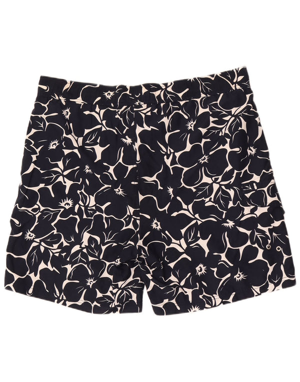 Nautica badeshorts til mænd XL marineblå blomsterpolyester