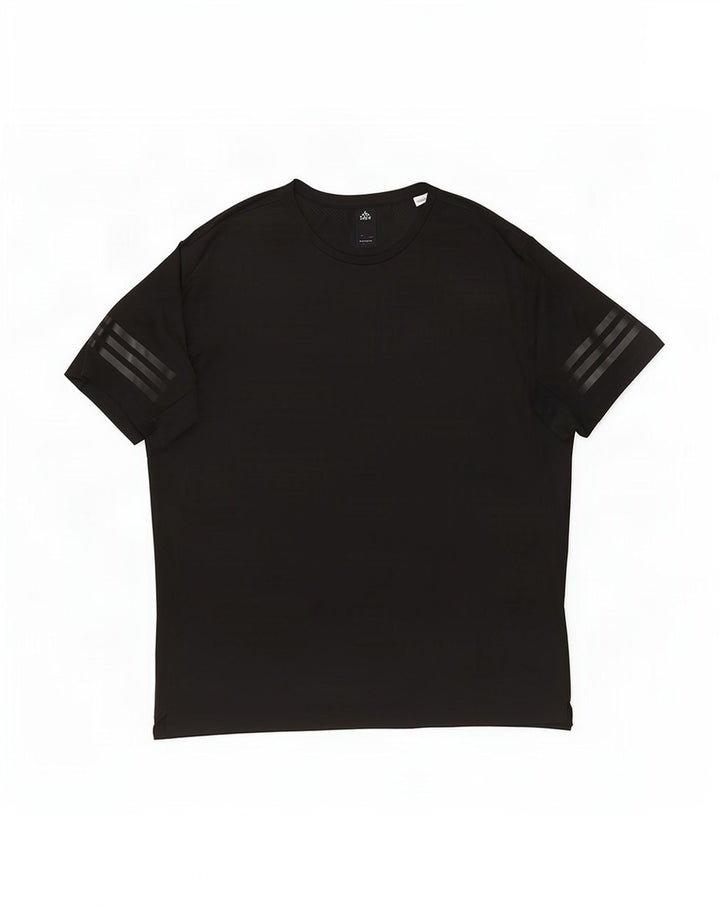 Adidas Herre Climacool T-Shirt Top Stor Sort
